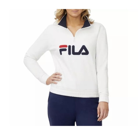 Fila Sweaters - Fila 3/4 zip up fleece